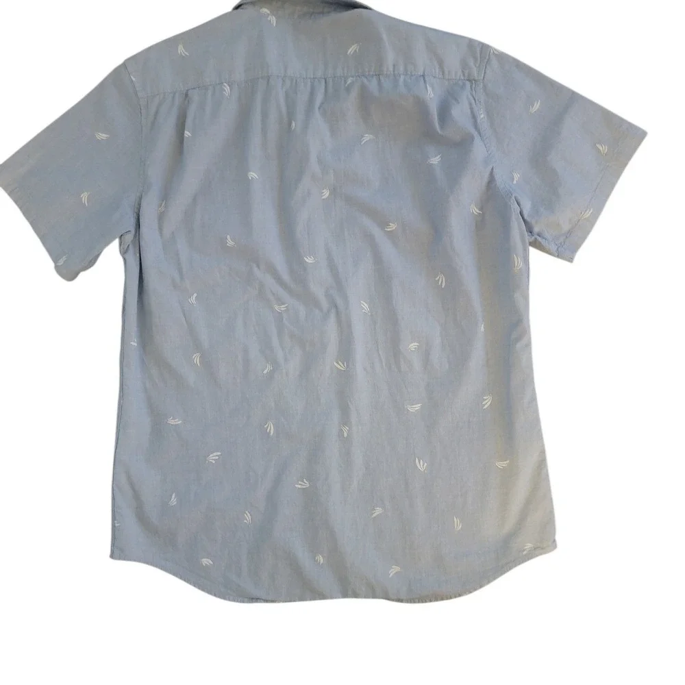 Billabong Mens Short Sleeve Button Up Sailboat Print Tailored‎ Fit Stretch XL